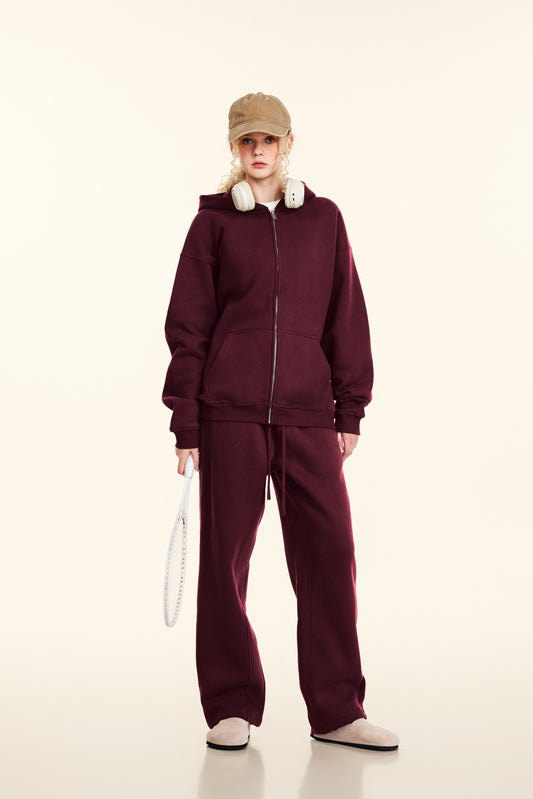 Oversize Sweatpant - Burgundy