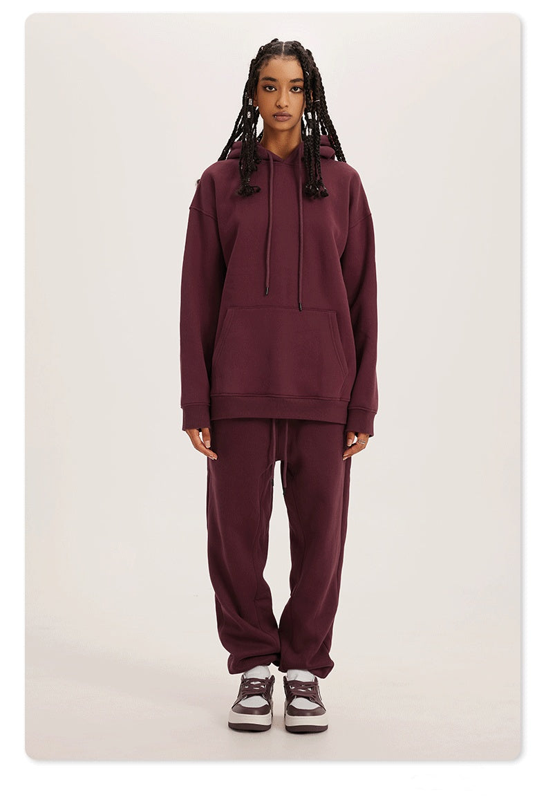 Oversize Hoodie Set - Rust