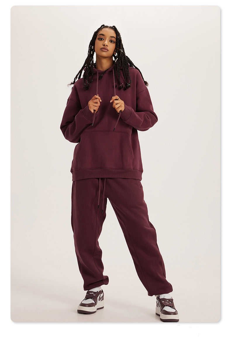 Oversize Hoodie Set - Rust