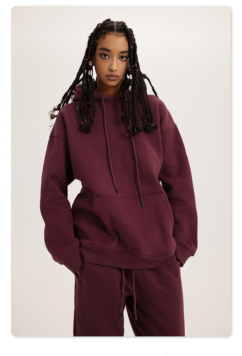 Oversize Hoodie Set - Rust