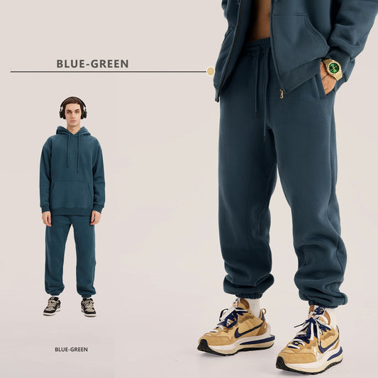 Oversize Sweatpant -Blue green