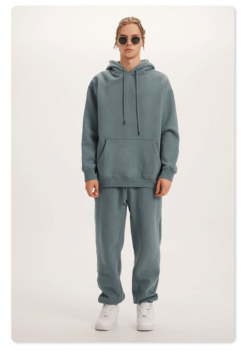 Oversize Hoodie Set - Grey Blue